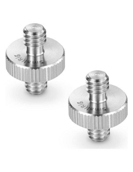 Adaptador Tornillo Macho Doble 1/4" SMALLRIG 2 Piezas