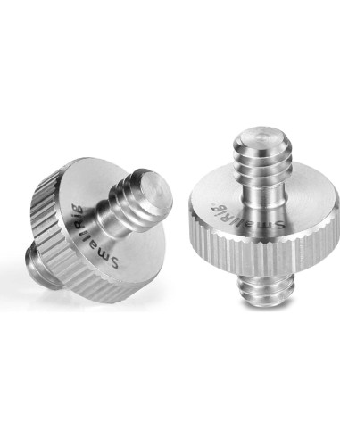 Adaptador Tornillo Macho Doble 1/4" SMALLRIG 2 Piezas