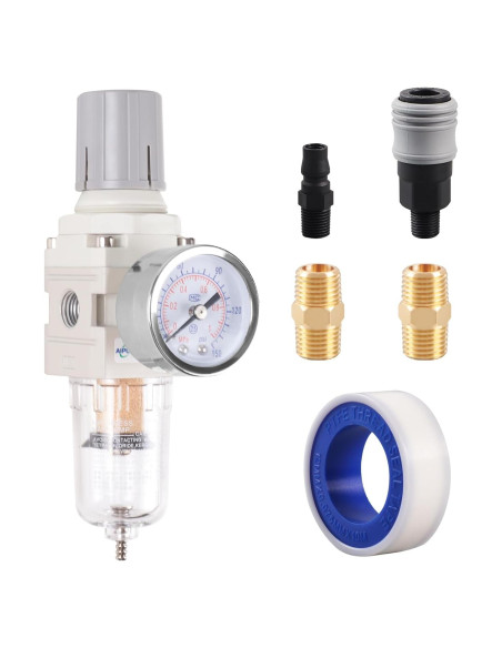 Filtro Regulador de Aire AIPUWIN AW2000-02 1/4" (6,35 mm)