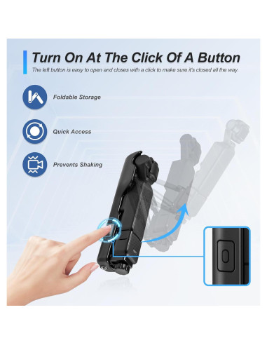 Estabilizador de Mano STARTRC para DJI Pocket 3 con Funda