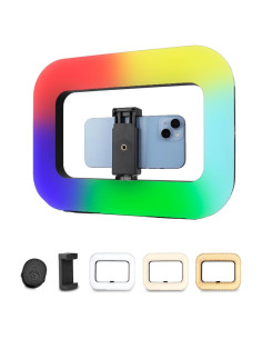 Soporte de Video con Luz RGB WBLOOMSI y Batería 8000mAh