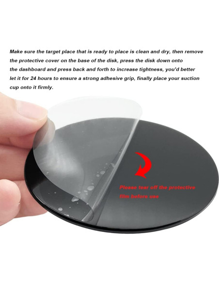 Paquete de 4 Discos Adhesivos para Tablero AYWFEY 95mm