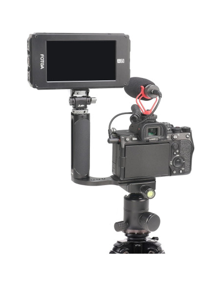 Agarre Lateral Universal Fotga con Placa Arca Swiss para Cámaras DSLR