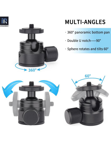 Cabezal de Bola INNOREL C19 para Trípode 360 Rotación 3kg