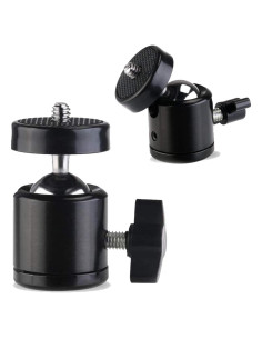 Cabezal de Bola Mini Giratorio 360 Aoqiyue para Trípode - Paquete de 2