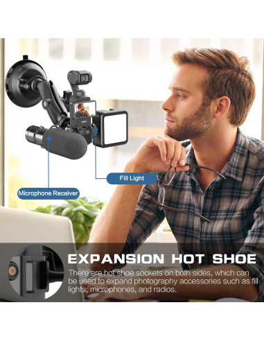 Soporte de Ventosa para Cámara RGBTEK DJI Osmo Pocket 3