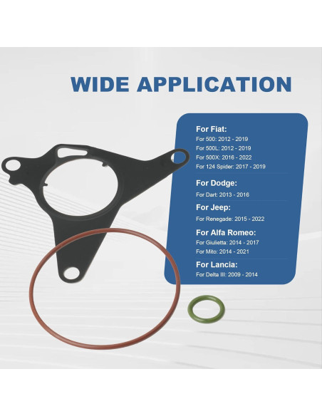 Kit Sello Bomba Vacío Jetuplusllc Fiat Jeep 1.4L 1.3L