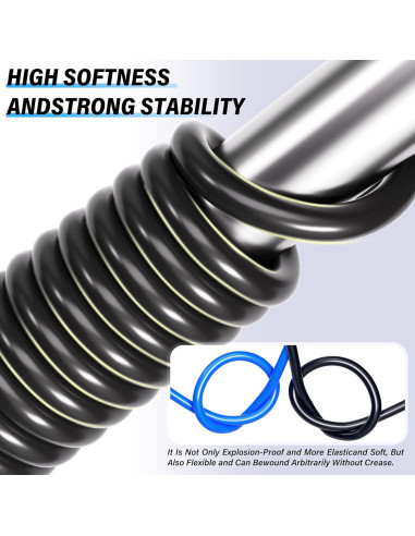 Tubo Neumático TAILONZ 1/4" OD Negro 60 metros