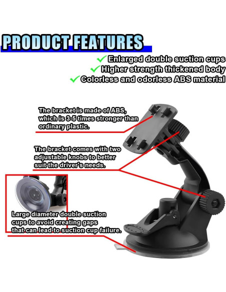 Soporte de Monitor de Cámara de Respaldo DUSCOKE Ajustable