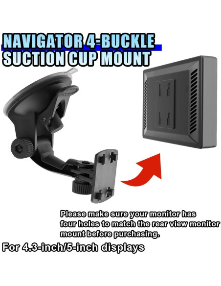 Soporte de Monitor de Cámara de Respaldo DUSCOKE Ajustable