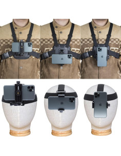 Correa de Pecho y Cabeza Suptig para Teléfono y GoPro 2