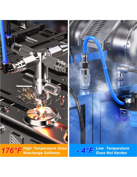 Tubo Neumático TAILONZ 1/4" OD Negro 60 metros