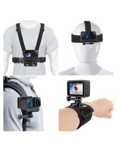 Kit de Accesorios de Montaje en el Pecho ChromLives 4 en 1