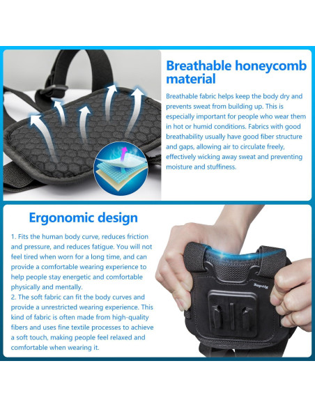 Soporte Dual para Pecho Suptig Ajustable para Teléfono y GoPro