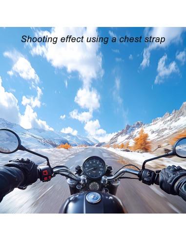 Soporte Dual para Pecho Suptig Ajustable para Teléfono y GoPro