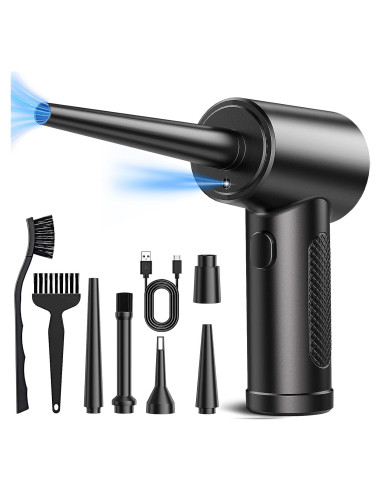 Soplador de Aire Comprimido LGINZS 68W 3 Velocidades 6000mAh