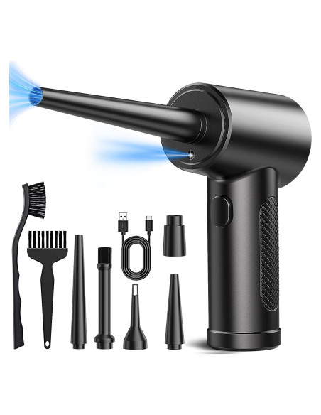 Soplador de Aire Comprimido LGINZS 68W 3 Velocidades 6000mAh