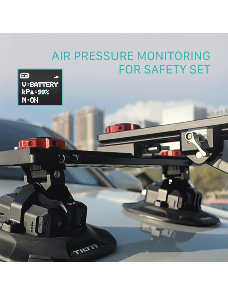 Ventosa Electrónica Tilta 4.5" con Soporte Universal y Carga Rápida