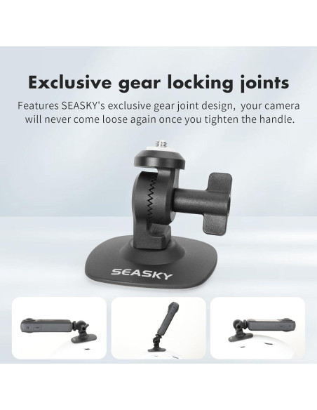 Montaje Adhesivo Flexible SEASKY A2 para Cámaras Deportivas Montaje Adhesivo Flexible SEASKY A2 para Cámaras Deportivas