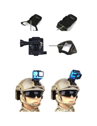 Soporte Frontal para Cámara de Acción HYFAN NVG Negro