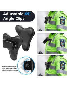 Soporte Magnético BOBLOV para Cámara Corporal, Ajuste 45 2