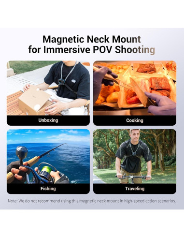 Soporte de Cuello JJC para Cámara de Acción - Manos Libres