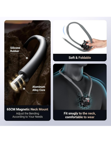 Soporte de Cuello JJC para Cámara de Acción - Manos Libres