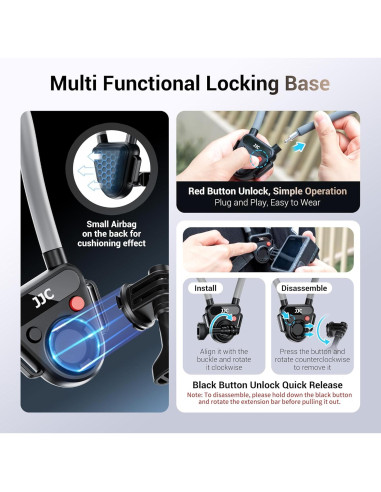 Soporte de Cuello JJC para Cámara de Acción - Manos Libres