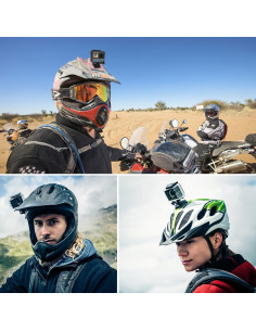 Soportes Adhesivos Suptig para Casco GoPro y Más Cámaras 2