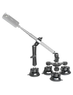 Soporte de Ventosa Triple FT para Coche Insta360 y GoPro