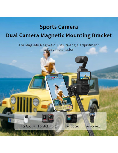 Soporte Magnético Ajustable STARTRC para Insta 360 Go3/Go3s