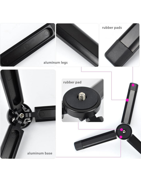 Trípode Mini de Aluminio Akeipho para Cámaras y Gimbals