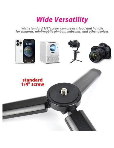 Trípode Mini de Aluminio Akeipho para Cámaras y Gimbals