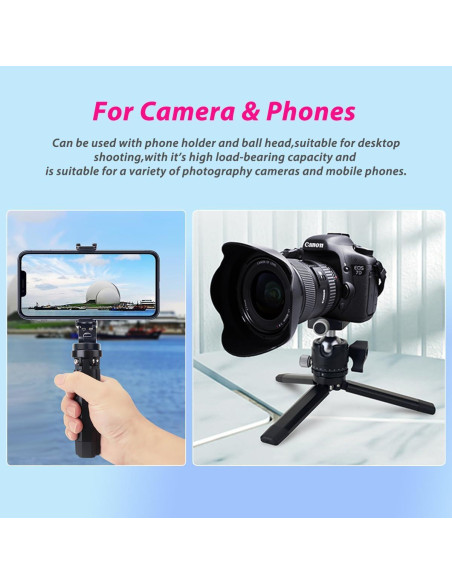 Trípode Mini de Aluminio Akeipho para Cámaras y Gimbals