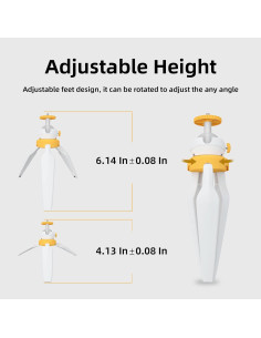 Trípode Mini Photoolex Ajustable 360 para Cámara y Luz TOFU 2