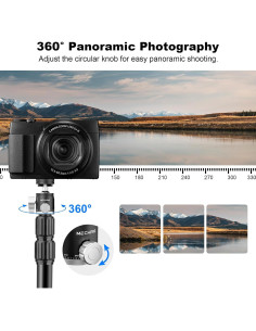 Cabezal de trípode Mini Ball Mechrig, 360 para cámara y luz 2