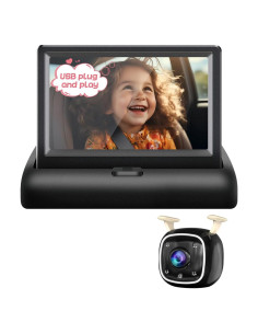 Cámara para Bebé RVGoNow con Monitor 4.3" HD 1080P USB