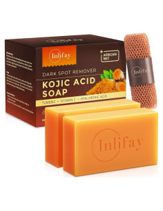 Jabón de Ácido Kójico Inlifay 200g - Removedor de Manchas