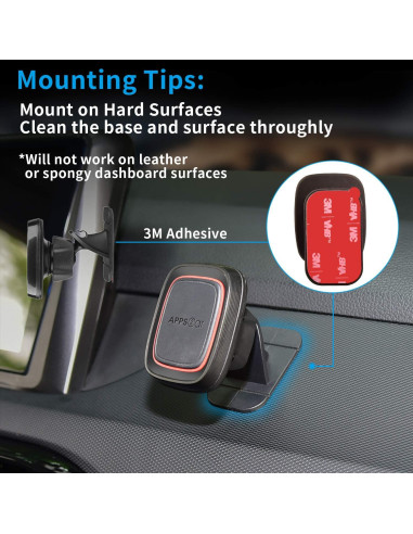 Almohadillas Adhesivas 3M VHB APPS2Car para Soporte de Teléfono