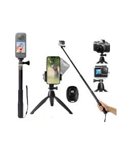 Palo de Selfie Extensible 88.9 cm NEWYIHOKJ con Trípode y Control Remoto