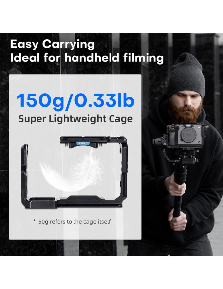 Jaula Completa SIRUI para Cámara Sony FX3 FX30 Aluminio Jaula Completa SIRUI para Cámara Sony FX3 FX30 Aluminio