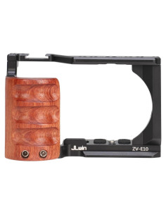 Jaula de Cámara Hersmay ZV-E10 con Mango de Madera 160g