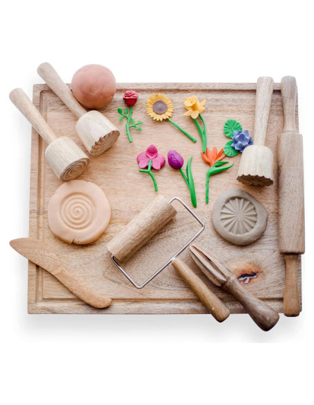 Kit de Herramientas de Playdough Kookaroo para Niños 2-4 Años