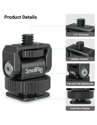Adaptador de Montaje en Zapata Fría Mini SmallRig 3577