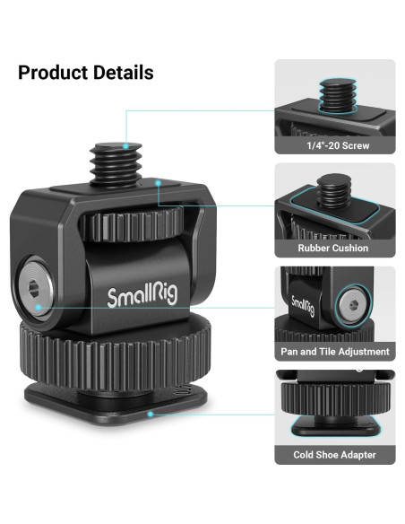 Adaptador de Montaje en Zapata Fría Mini SmallRig 3577