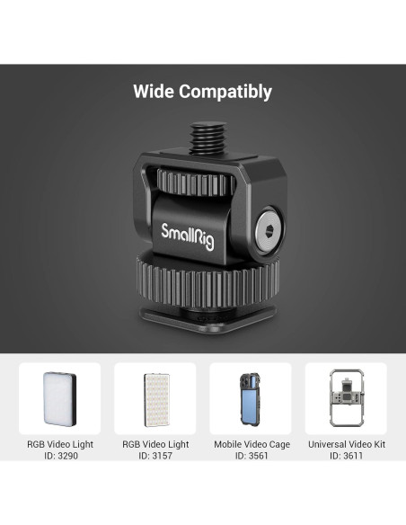 Adaptador de Montaje en Zapata Fría Mini SmallRig 3577