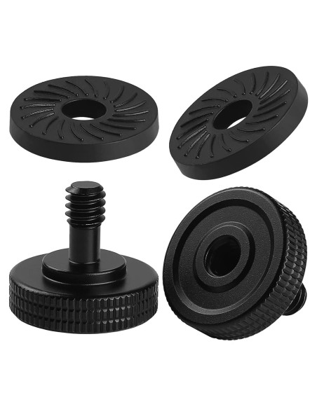 Juego de Tornillos de Pulgar Frgyee 1/4" Rápida Liberación con Goma