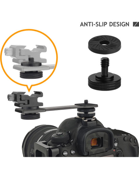 Juego de Tornillos de Pulgar Frgyee 1/4" Rápida Liberación con Goma