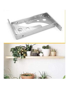 Soporte de Estante Flotante CBTONE 10" Acero Inoxidable 4 Pcs 2