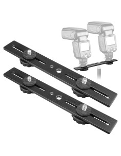 Soporte Doble para Flash ChromLives 20.3cm 2 Paquete